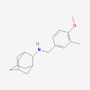 molecular formula C19H27NO B405878 N-(4-methoxy-3-methylbenzyl)tricyclo[3.3.1.1~3,7~]decan-2-amine 