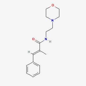 molecular formula C16H22N2O2 B4058818 2-methyl-N-[2-(4-morpholinyl)ethyl]-3-phenylacrylamide 