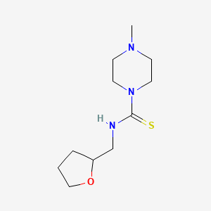 4-methyl-N-(tetrahydro-2-furanylmethyl)-1-piperazinecarbothioamide