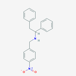 molecular formula C21H20N2O2 B405888 N-(4-nitrobenzyl)-1,2-diphenylethanamine 
