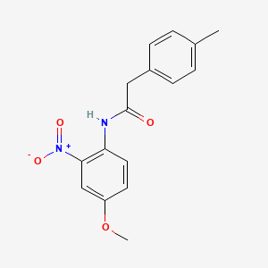 molecular formula C16H16N2O4 B4058892 N-(4-methoxy-2-nitrophenyl)-2-(4-methylphenyl)acetamide CAS No. 599162-31-9