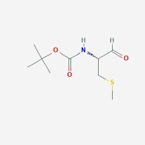 (R)-tert-butyl (1-(methylthio)-3-oxopropan-2-yl)carbamate