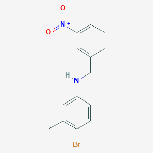 4-bromo-3-methyl-N-(3-nitrobenzyl)aniline