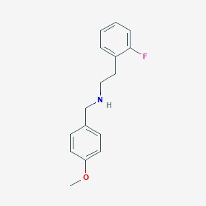 2-(2-fluorophenyl)-N-(4-methoxybenzyl)ethanamine