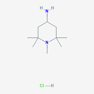 molecular formula C10H23ClN2 B4058978 1,2,2,6,6-pentamethyl-4-piperidinamine hydrochloride 