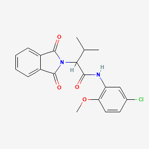 N-(5-chloro-2-methoxyphenyl)-2-(1,3-dioxo-1,3-dihydro-2H-isoindol-2-yl)-3-methylbutanamide