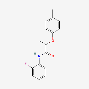 N-(2-fluorophenyl)-2-(4-methylphenoxy)propanamide