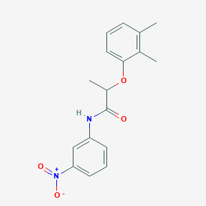 molecular formula C17H18N2O4 B4059055 2-(2,3-二甲基苯氧基)-N-(3-硝基苯基)丙酰胺 