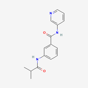 3-(isobutyrylamino)-N-3-pyridinylbenzamide