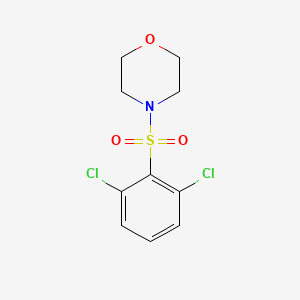 molecular formula C10H11Cl2NO3S B4059141 4-[(2,6-二氯苯基)磺酰基]吗啉 