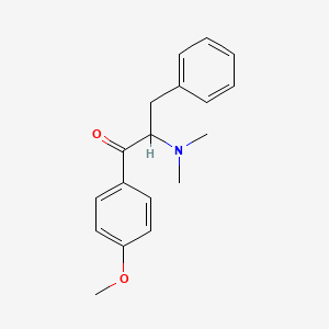 molecular formula C18H21NO2 B4059188 2-(dimethylamino)-1-(4-methoxyphenyl)-3-phenyl-1-propanone 