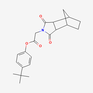 4-tert-butylphenyl (3,5-dioxo-4-azatricyclo[5.2.1.0~2,6~]dec-4-yl)acetate