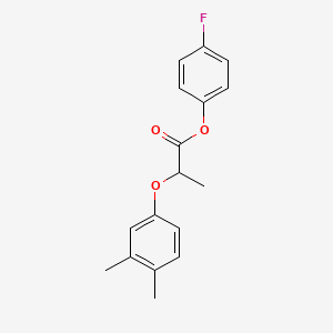 4-fluorophenyl 2-(3,4-dimethylphenoxy)propanoate