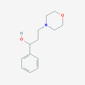 3-(4-morpholinyl)-1-phenyl-1-propanol