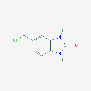 molecular formula C8H7ClN2O B040593 5-(chloromethyl)-1H-benzo[d]imidazol-2(3H)-one CAS No. 115576-98-2