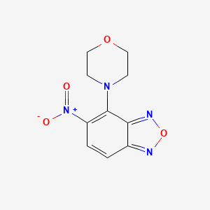 molecular formula C10H10N4O4 B4059301 4-(4-morpholinyl)-5-nitro-2,1,3-benzoxadiazole 