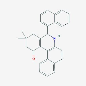 3,3-dimethyl-5-(1-naphthyl)-3,4,5,6-tetrahydrobenzo[a]phenanthridin-1(2H)-one