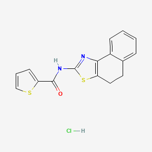 molecular formula C16H13ClN2OS2 B4059375 N-(4,5-dihydronaphtho[1,2-d][1,3]thiazol-2-yl)-2-thiophenecarboxamide hydrochloride 