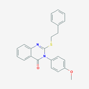 3-(4-methoxyphenyl)-2-[(2-phenylethyl)sulfanyl]-4(3H)-quinazolinone