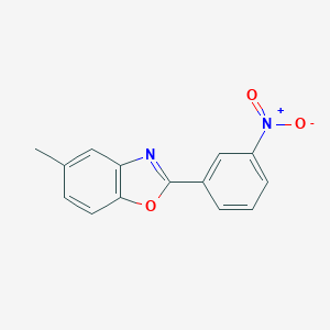 molecular formula C14H10N2O3 B405948 5-Methyl-2-(3-nitrophenyl)-1,3-benzoxazole 