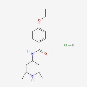 molecular formula C18H29ClN2O2 B4059566 4-乙氧基-N-(2,2,6,6-四甲基-4-哌啶基)苯甲酰胺盐酸盐 