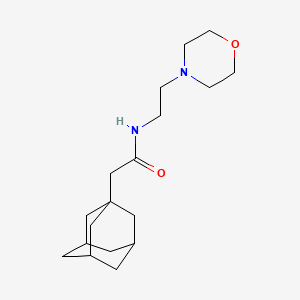 molecular formula C18H30N2O2 B4059574 2-(1-金刚烷基)-N-[2-(4-吗啉基)乙基]乙酰胺 