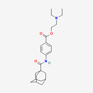 2-(diethylamino)ethyl 4-[(1-adamantylcarbonyl)amino]benzoate