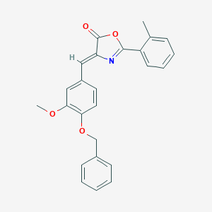 4-[4-(benzyloxy)-3-methoxybenzylidene]-2-(2-methylphenyl)-1,3-oxazol-5(4H)-one