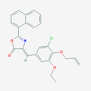 4-[4-(allyloxy)-3-chloro-5-ethoxybenzylidene]-2-(1-naphthyl)-1,3-oxazol-5(4H)-one