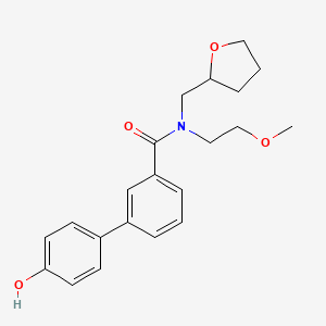 4'-hydroxy-N-(2-methoxyethyl)-N-(tetrahydrofuran-2-ylmethyl)biphenyl-3-carboxamide