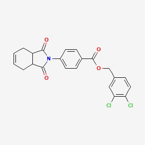 3,4-dichlorobenzyl 4-(1,3-dioxo-1,3,3a,4,7,7a-hexahydro-2H-isoindol-2-yl)benzoate