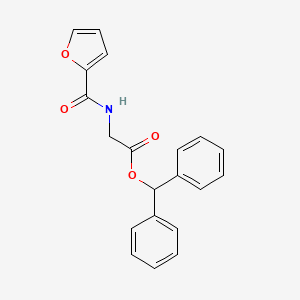 diphenylmethyl N-2-furoylglycinate