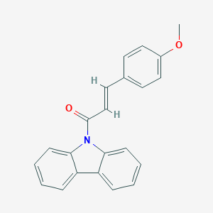 4-[3-(9H-carbazol-9-yl)-3-oxo-1-propenyl]phenyl methyl ether