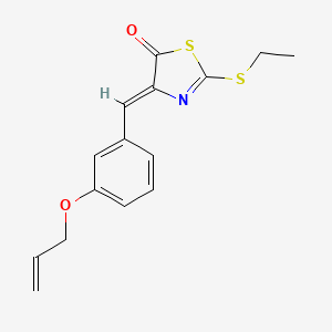 4-[3-(allyloxy)benzylidene]-2-(ethylthio)-1,3-thiazol-5(4H)-one