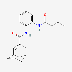 N-[2-(butyrylamino)phenyl]-1-adamantanecarboxamide