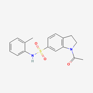 1-acetyl-N-(2-methylphenyl)-6-indolinesulfonamide