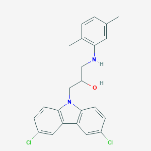 1-(3,6-Dichloro-carbazol-9-yl)-3-(2,5-dimethyl-phenylamino)-propan-2-ol