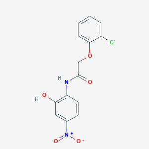 2-(2-chlorophenoxy)-N-(2-hydroxy-4-nitrophenyl)acetamide