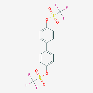 [4-[4-(Trifluoromethylsulfonyloxy)phenyl]phenyl] trifluoromethanesulfonate