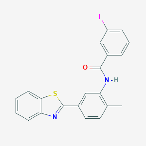 N-[5-(1,3-benzothiazol-2-yl)-2-methylphenyl]-3-iodobenzamide