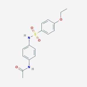 N-(4-{[(4-ethoxyphenyl)sulfonyl]amino}phenyl)acetamide