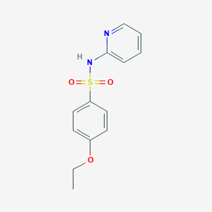 molecular formula C13H14N2O3S B406037 4-ethoxy-N-(2-pyridinyl)benzenesulfonamide 
