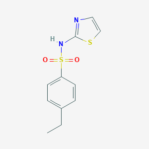 molecular formula C11H12N2O2S2 B406039 4-ethyl-N-(1,3-thiazol-2-yl)benzenesulfonamide 
