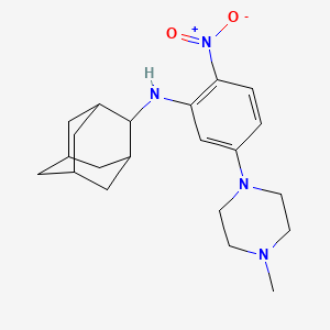 2-adamantyl[5-(4-methyl-1-piperazinyl)-2-nitrophenyl]amine