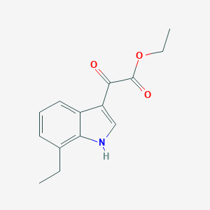 B040605 ethyl 2-(7-ethyl-1H-indol-3-yl)-2-oxoacetate CAS No. 111478-90-1