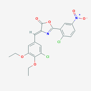 4-(3-chloro-4,5-diethoxybenzylidene)-2-{2-chloro-5-nitrophenyl}-1,3-oxazol-5(4H)-one