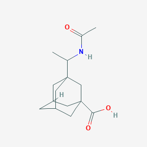 3-[1-(acetylamino)ethyl]-1-adamantanecarboxylic acid