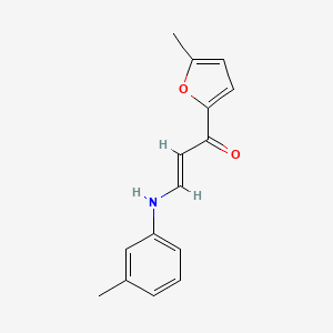 1-(5-methyl-2-furyl)-3-[(3-methylphenyl)amino]-2-propen-1-one