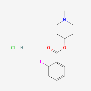 1-methyl-4-piperidinyl 2-iodobenzoate hydrochloride