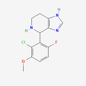 4-(2-chloro-6-fluoro-3-methoxyphenyl)-4,5,6,7-tetrahydro-1H-imidazo[4,5-c]pyridine